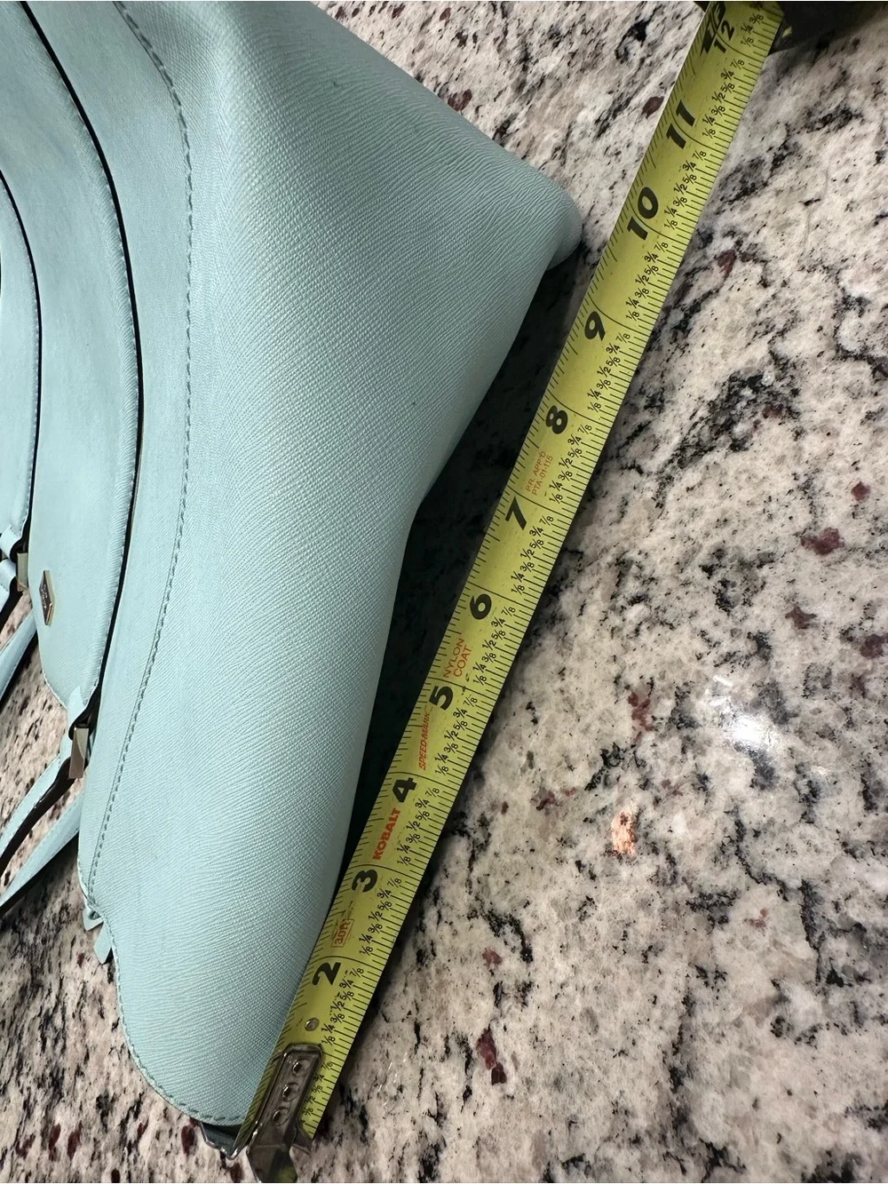 Kate Spade New York Light Blue Mint Saffiano Leather Tote Bag
